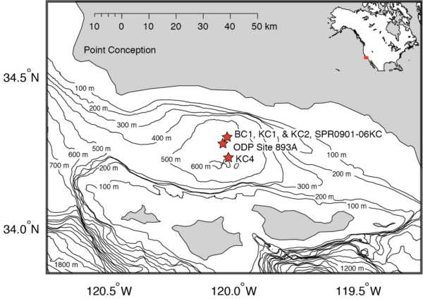 Data from: Mesopelagic fishes dominate otolith record of past two millennia in the Santa Barbara Basin